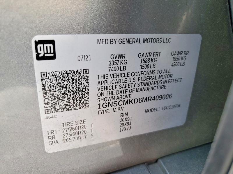 2021 Chevrolet Tahoe C1500 ls