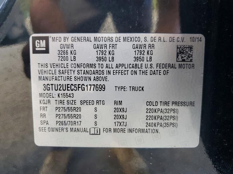 2015 GMC Sierra K1500 SLE