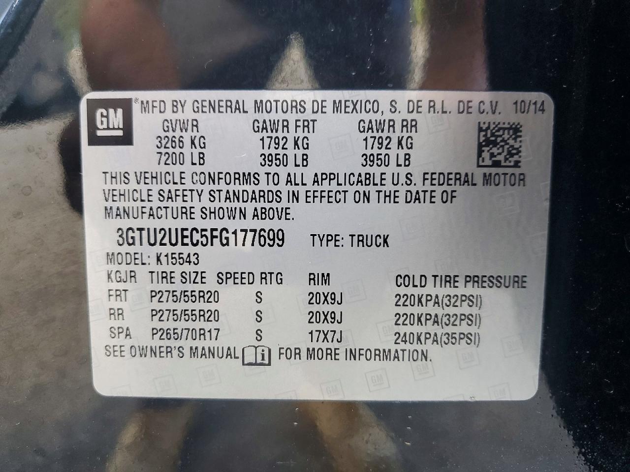 2015 GMC Sierra K1500 SLE