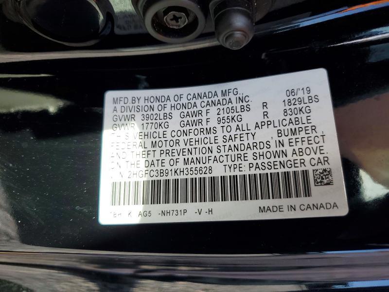2019 Honda Civic Touring