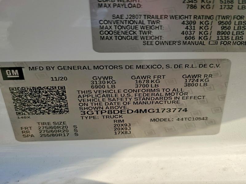 2021 GMC Sierra C1500 SLT