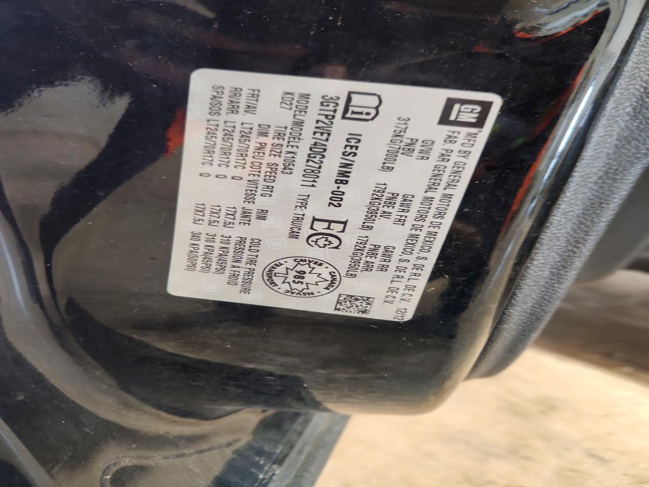 2013 GMC Sierra K1500 SLE