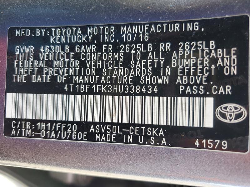 2017 Toyota Camry se
