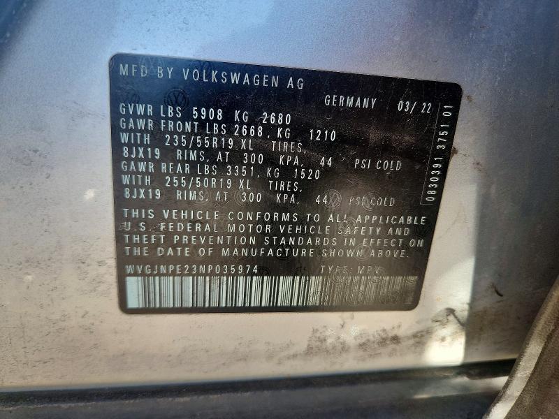 2022 Volkswagen Id.4 pro