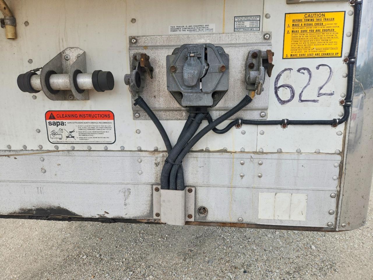 2015 Utility VS2RA Refrigerated Van Trailer