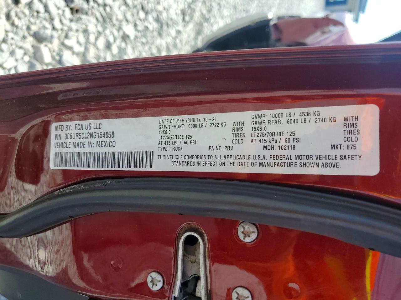 2022 Dodge RAM 2500 Tradesman