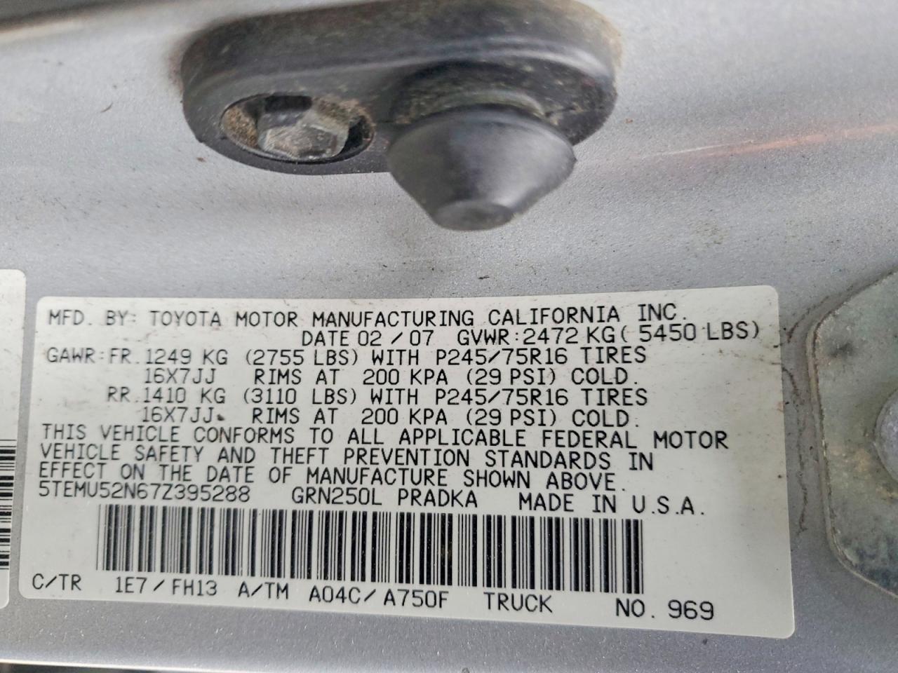 2007 Toyota Tacoma V6