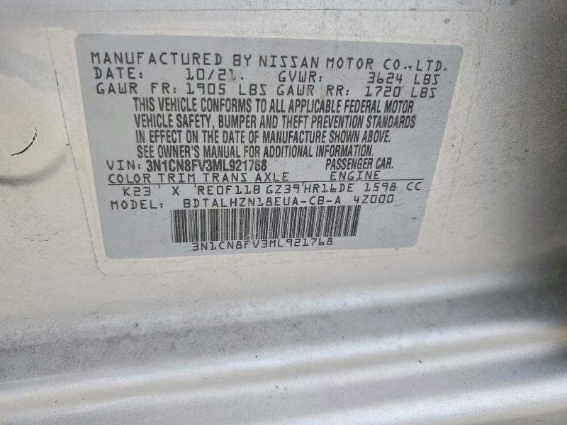 2021 Nissan Versa sr
