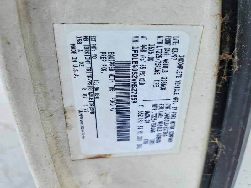 1997 Ford Econoline E450 Super Duty Cutaway van rv