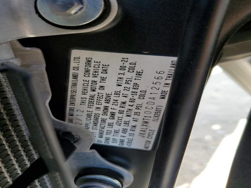 2012 Kawasaki KLX250 T