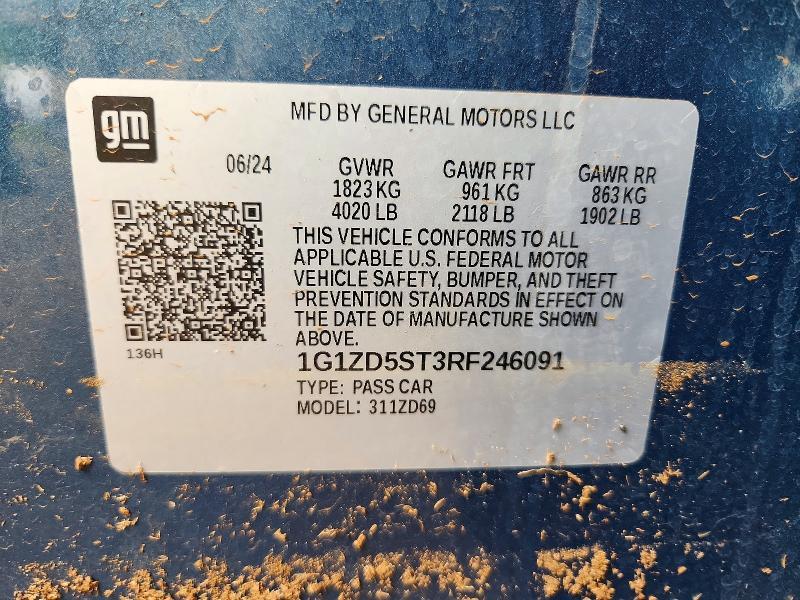 2024 Chevrolet Malibu lt