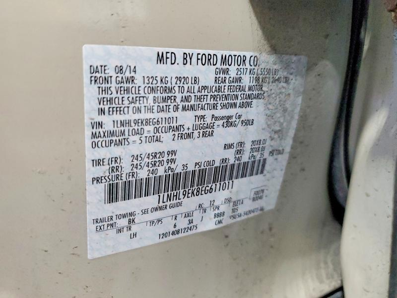 2014 Lincoln Townhouse MKS