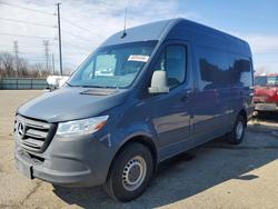 Salvage cars for sale from Copart Woodhaven, MI: 2019 Mercedes-Benz Sprinter 2500 Delivery Van