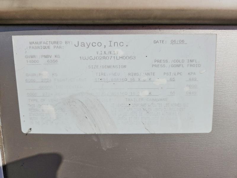 2007 Jayco Trailers