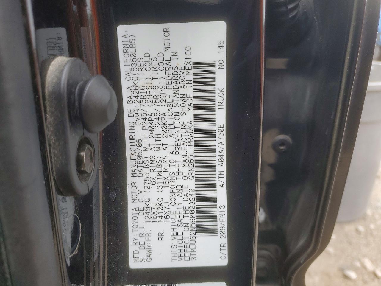 2006 Toyota Tacoma Prerunner V6