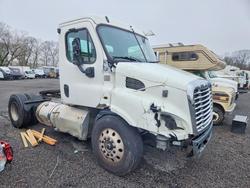 Salvage trucks for sale at Assonet, MA auction: 2018 Freightliner Cascadia 113 Semi Truck
