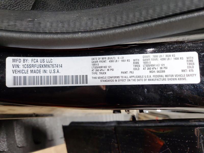 2021 Dodge RAM 1500 TRX