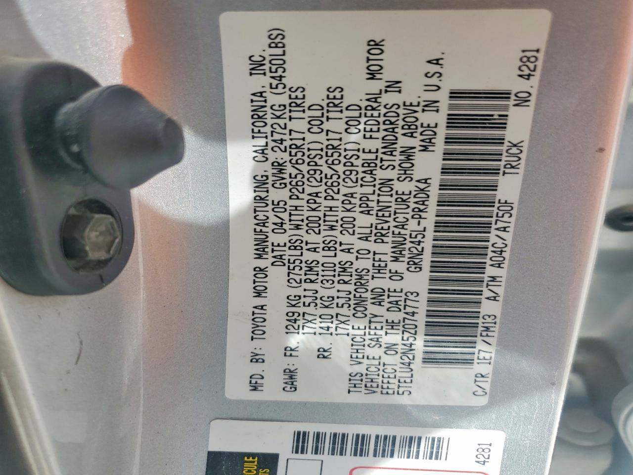 2005 Toyota Tacoma Double Cab