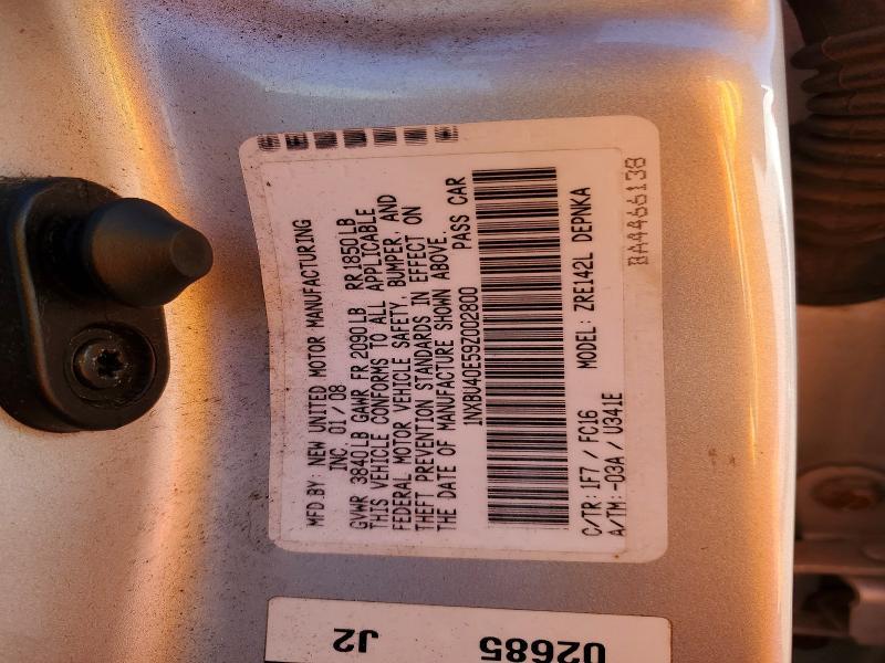 2009 Toyota Corolla xle 4D Sedan