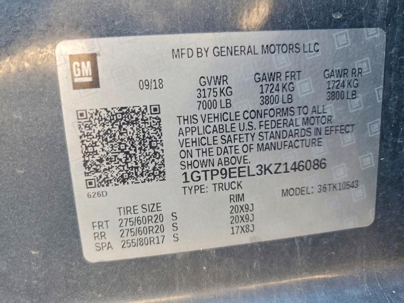 2019 GMC Sierra K1500 AT4