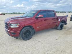 Salvage trucks for sale at New Braunfels, TX auction: 2020 Dodge 1500 Laramie