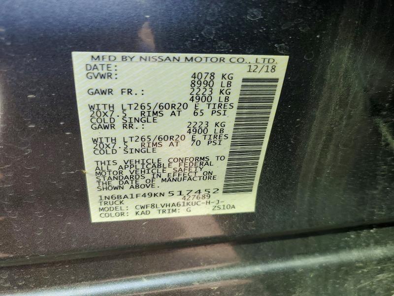 2019 Nissan Titan XD SL