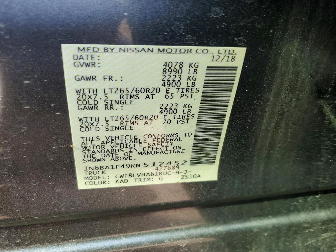 2019 Nissan Titan XD SL