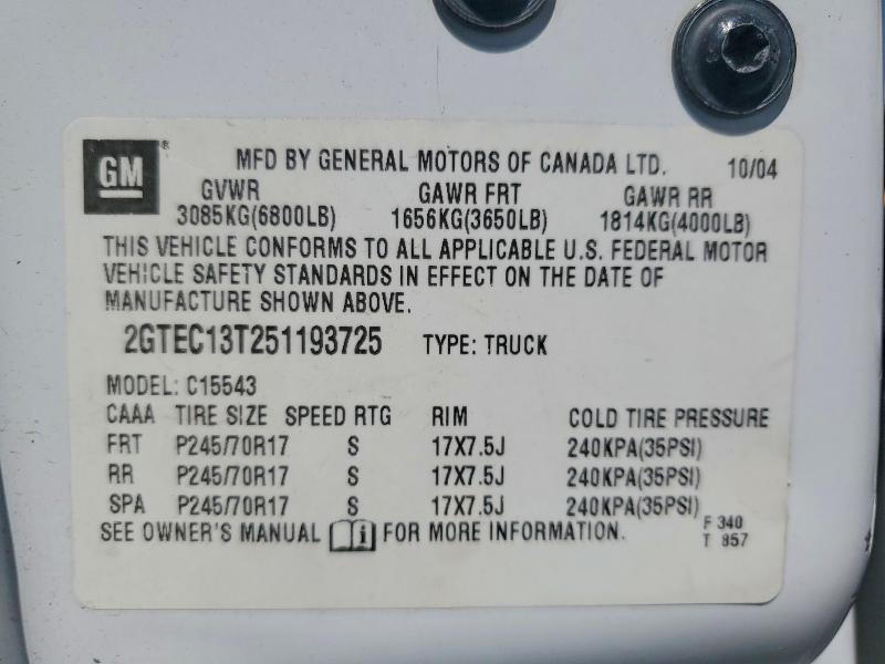 2005 GMC New Sierra C1500