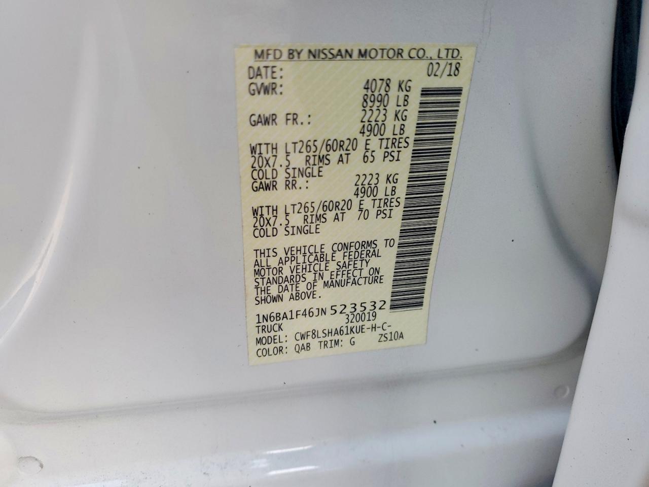2018 Nissan Titan XD SV