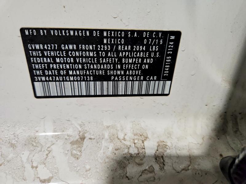 2016 Volkswagen Gti s