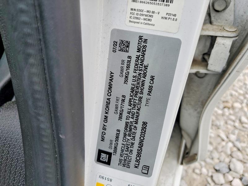 2022 Chevrolet Spark ls