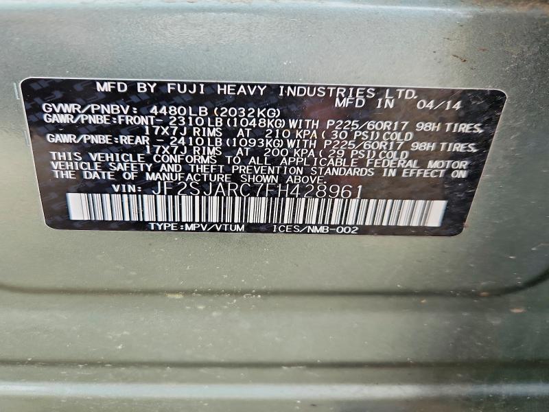 2015 Subaru Forester 2.5i Limited