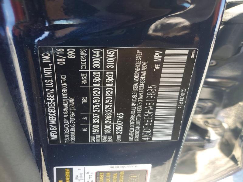 2017 Mercedes-Benz Gls 450 4matic