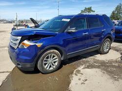 Ford Explorer salvage cars for sale: 2015 Ford Explorer xlt