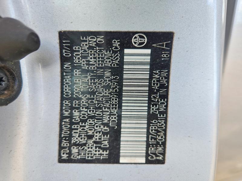 2011 Toyota Corolla le