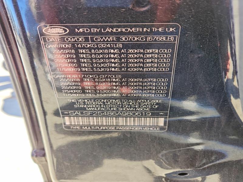 2006 Land Rover Range Rover Sport hse