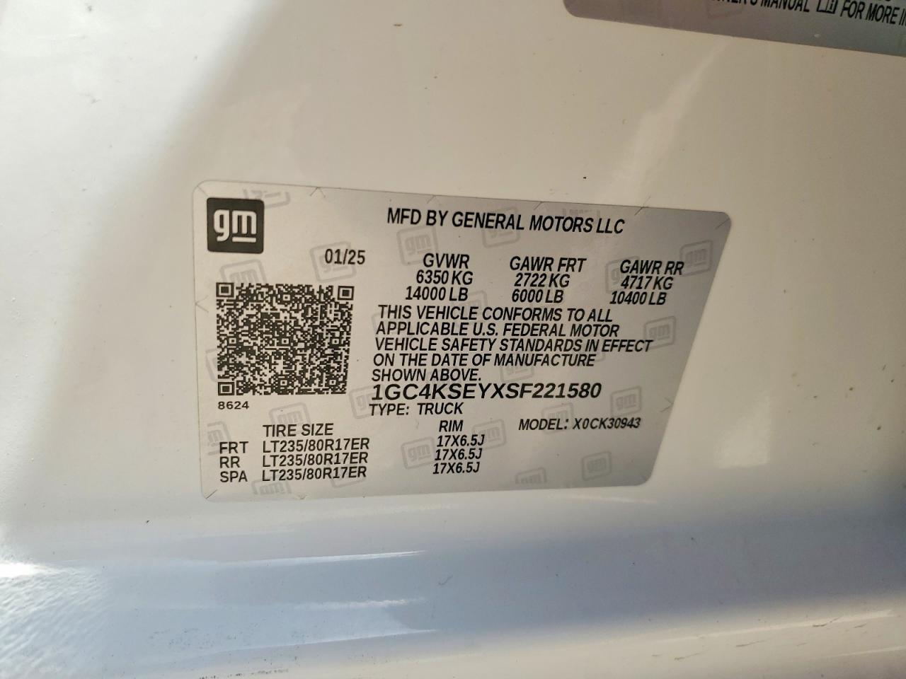 2025 Chevrolet Silverado K3500