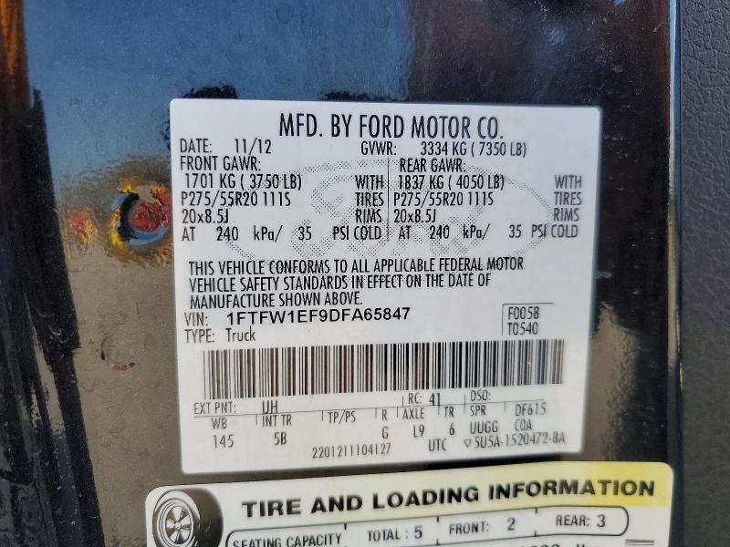 2013 Ford F150 Supercrew