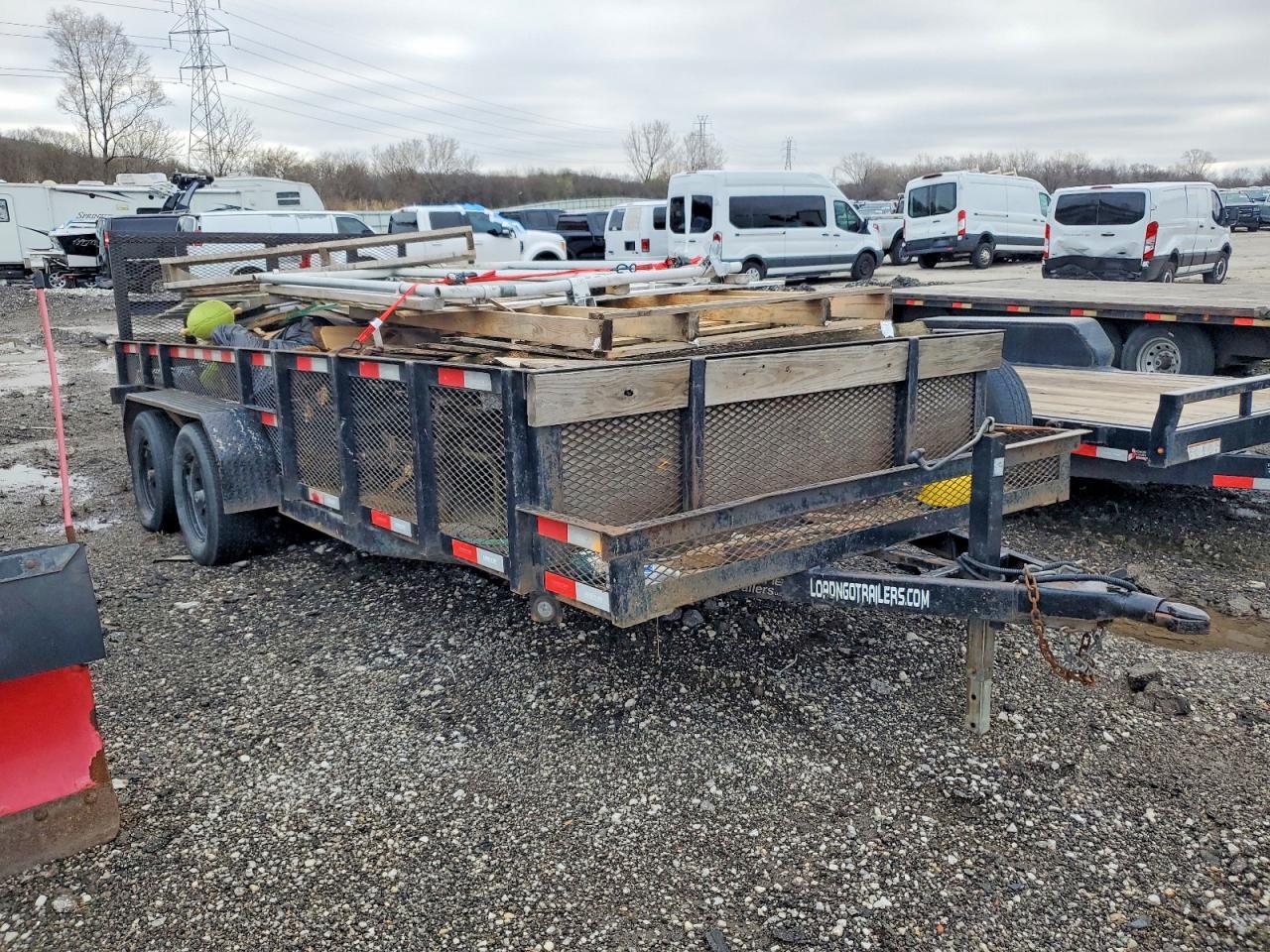 2022 Load And Go 16'TA Utility Trailer