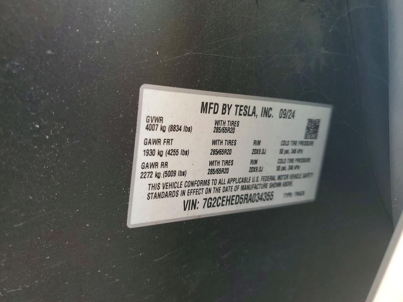 2024 Tesla Cybertruck
