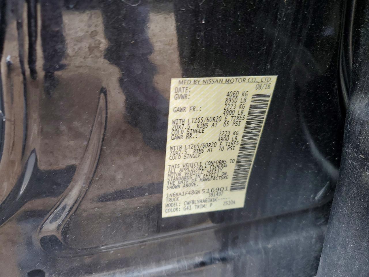 2016 Nissan Titan XD Platinum Reserve