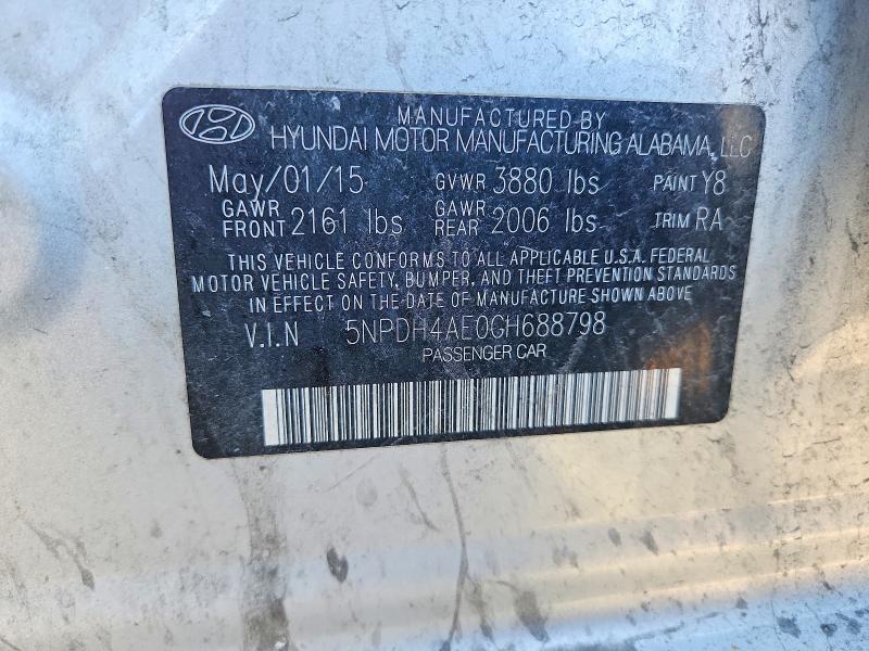 2016 Hyundai Elantra se