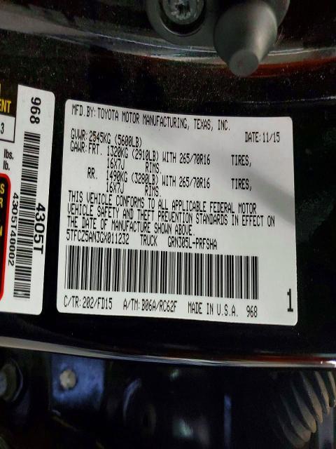 2016 Toyota Tacoma TRD OFF-Road