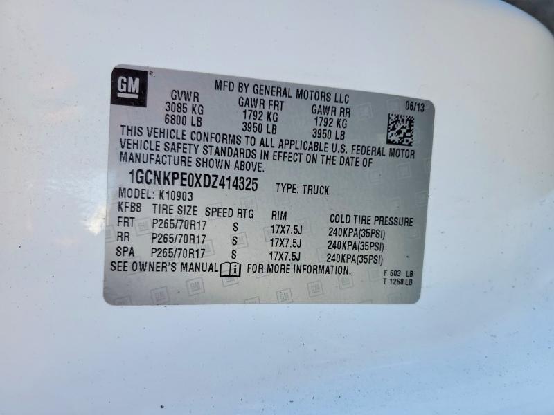 2013 Chevrolet Silverado K1500
