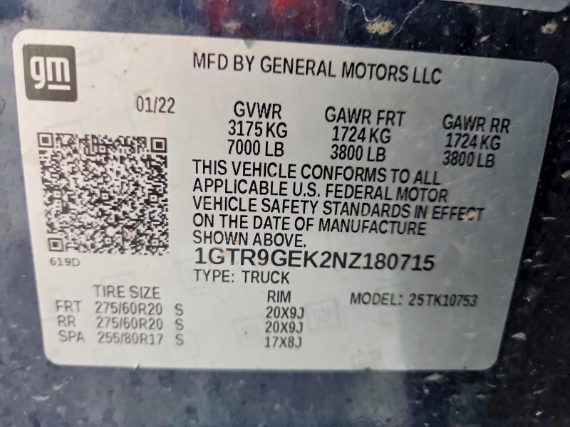 2022 GMC Sierra Limited K1500 ELEVATION-L