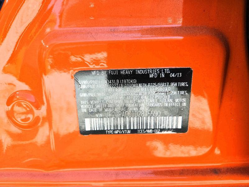 2013 Subaru Xv Crosstrek 2.0 Premium