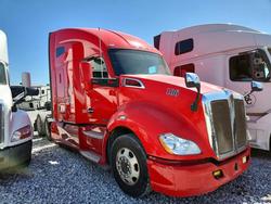 Salvage trucks for sale at Greenwood, NE auction: 2020 Kenworth T680 Semi Truck