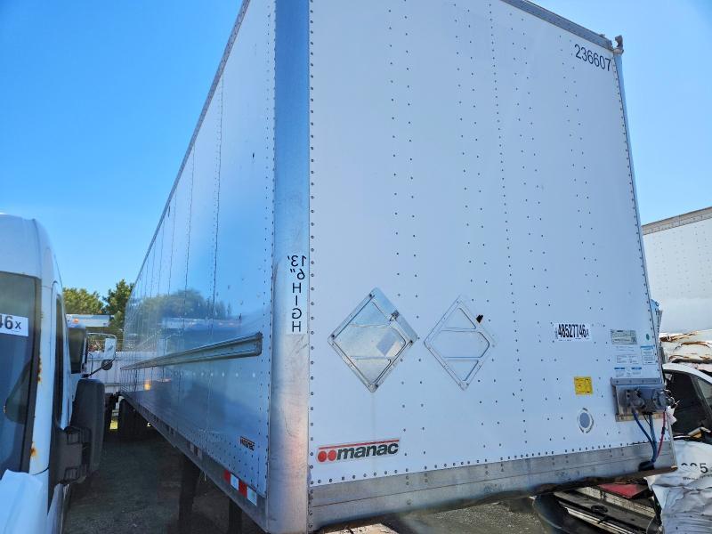 2018 Manac Trailer-DRY Van Trailer