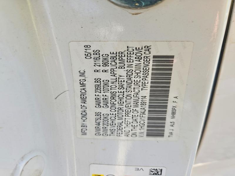 2018 Honda Accord Touring