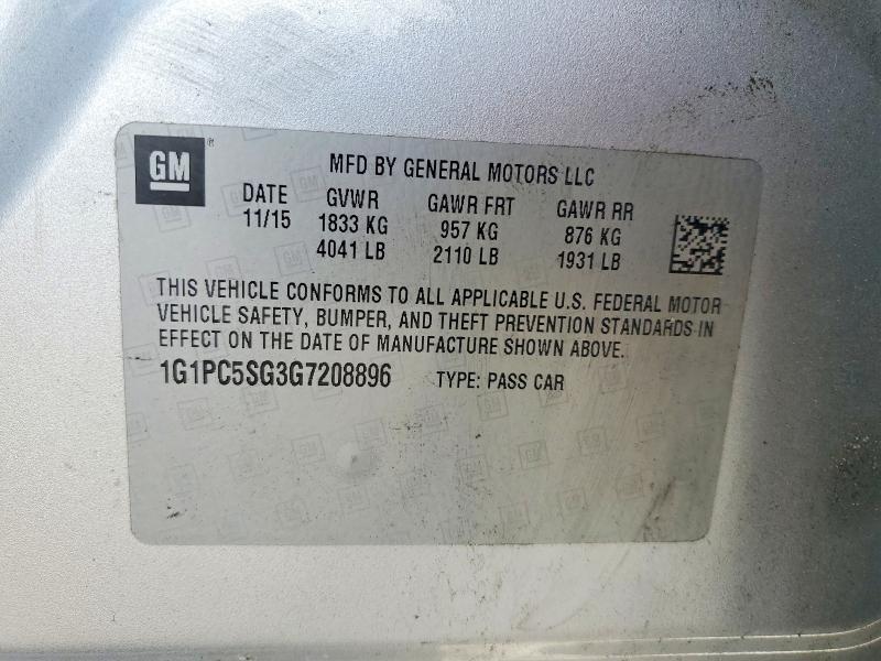 2016 Chevrolet Cruze Limited ls